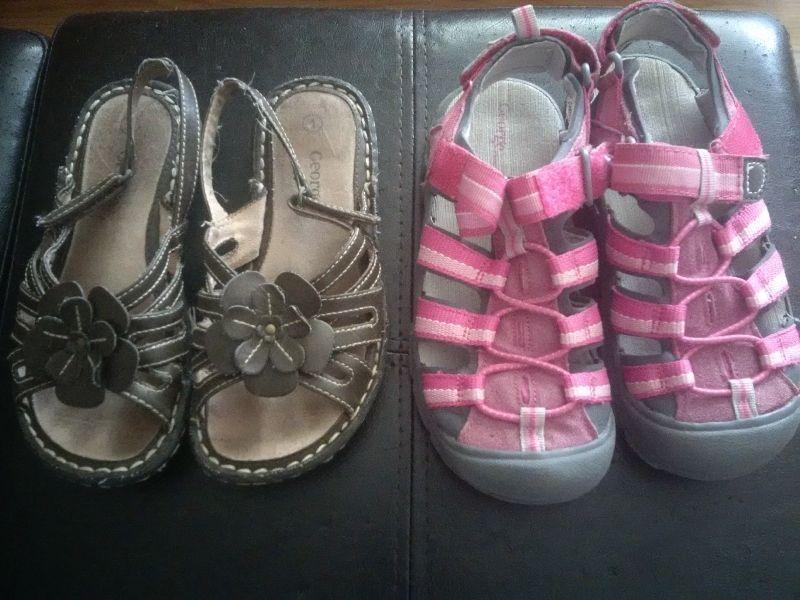 Girls Shoes, size 1, 1-1/2, 3