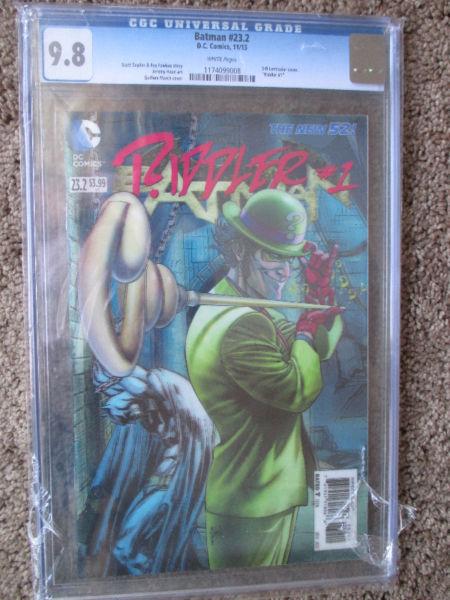 Batman - The 1st appearance of Riddler - Graded Copy 3D cover
