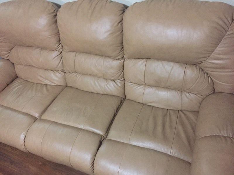 Paliser leather sofa