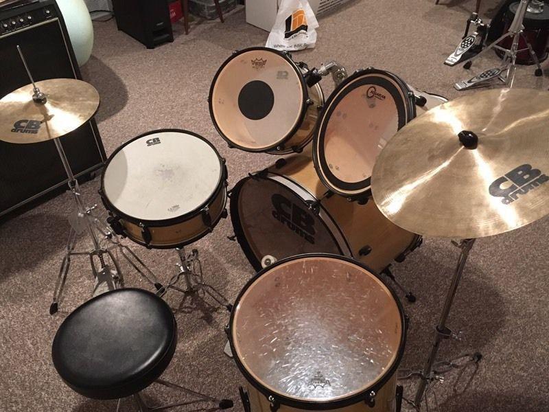 White CB Drum Set - $350 obo