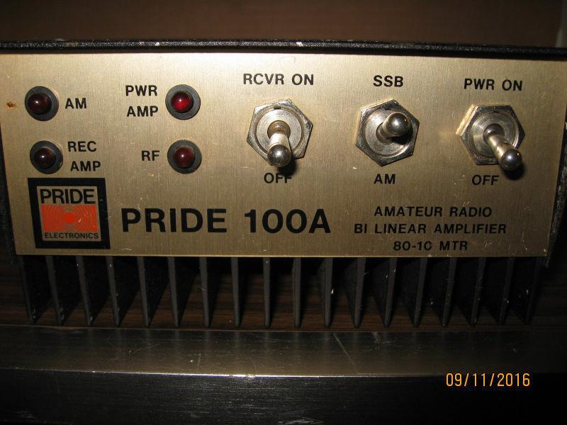L@K PRIDE 100A BI-LINEAR AMPLIFIER HAM RADIO CB RADIO :)