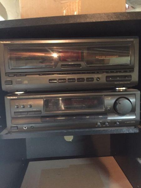 60 disc cd changer and receiver