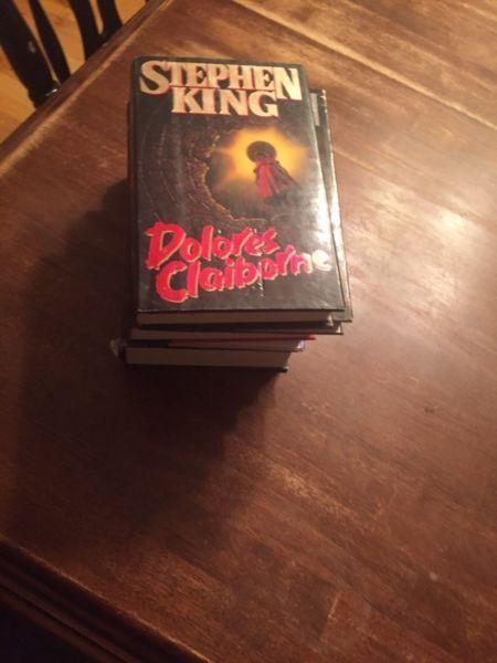 Stephen King hardcovers