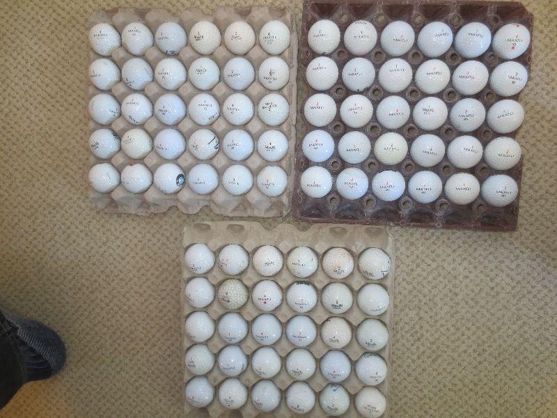 Golf Balls - Cleaned & Sorted