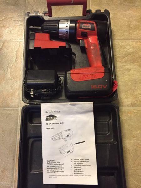 JOBMATE 18V Cordless Drill