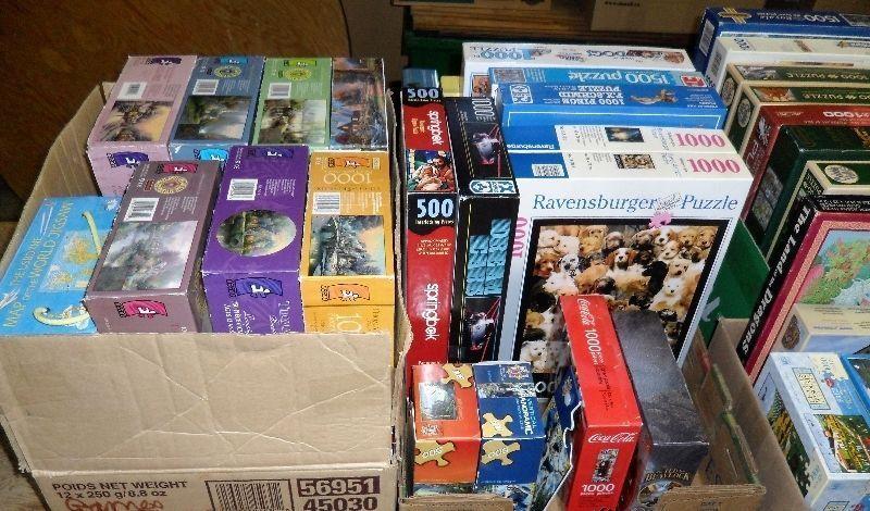 TONS OF PUZZLES AT 10.00 FOR YOUR CHOICE OF ANY 10