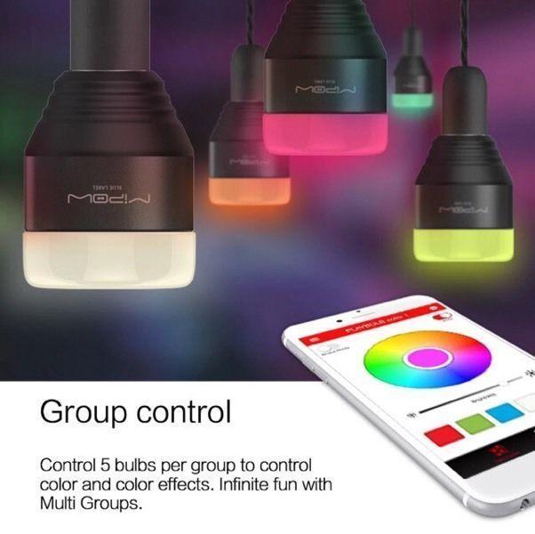 Smart Bluetooth LED Lightbulb App Controlled