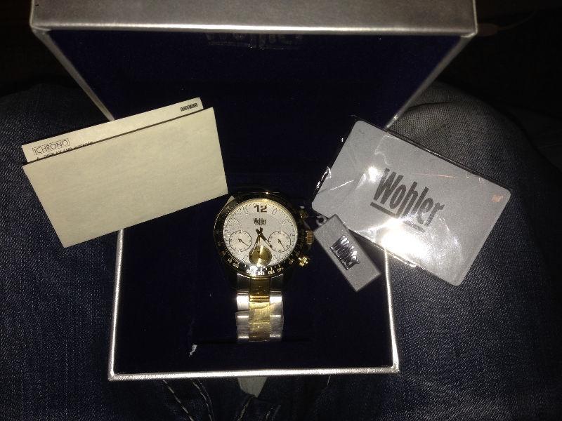 Brand New Silver,White,Gold Wohler Novalis Watch