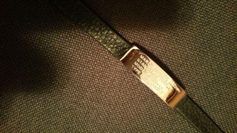 Marc by Marc Jacobs Leather Strap bracelet