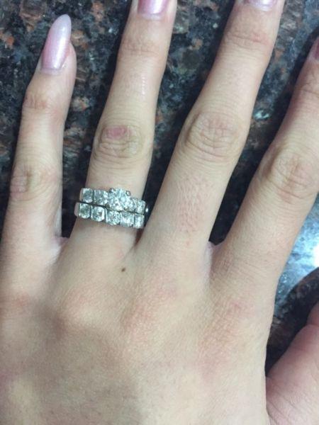 Engagement ring VVS diamond