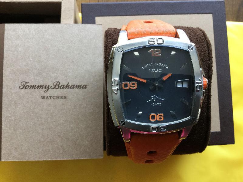 NEW TOMMY BAHAMA Relax Sports Watch in Gift Box & Warranty