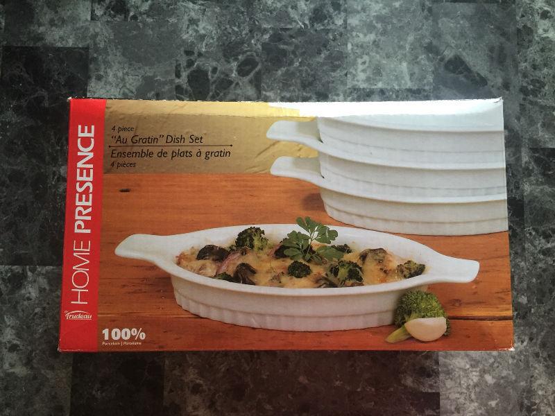 Au Gratin dishes- Brand new in box