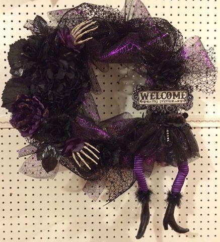 New Black Halloween Wreath