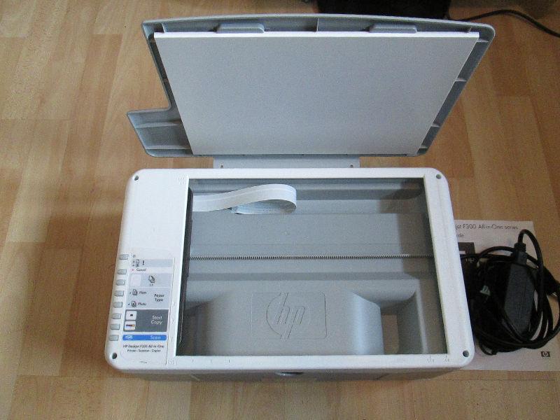 HP Deskjet F300 Inkjet Printer Scanner Copier