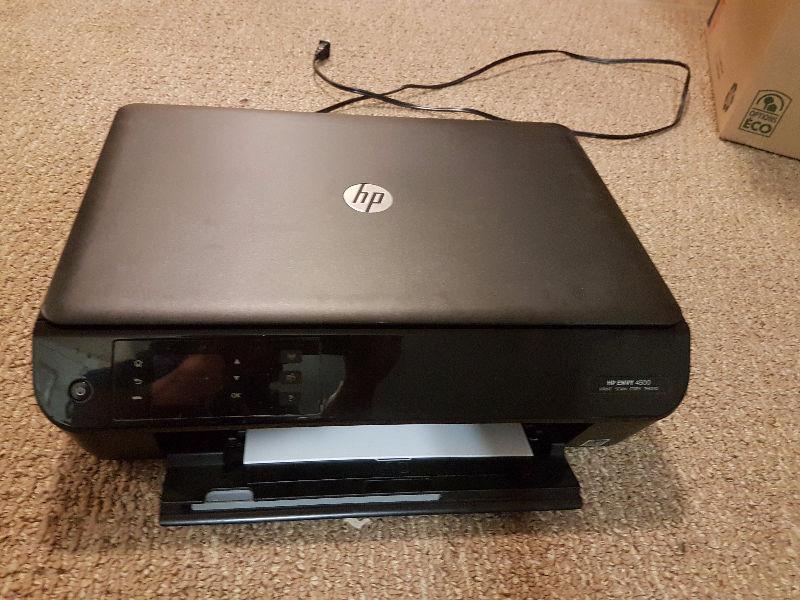 Printer, HP ENVY 4500 - New black ink cartridge