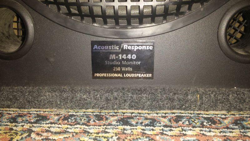 2 Acoustic response M1440 Pro speaker