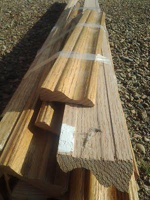 Solid oak casings / moldings and Base board