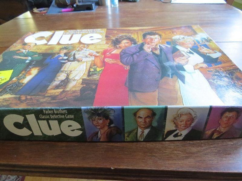 Clue - Parker Brothers Classic Detective Board Game - 1998 Ed
