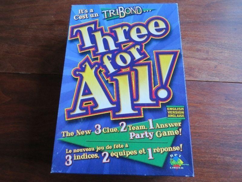 TRIBOND THREE FOR ALL - Party game