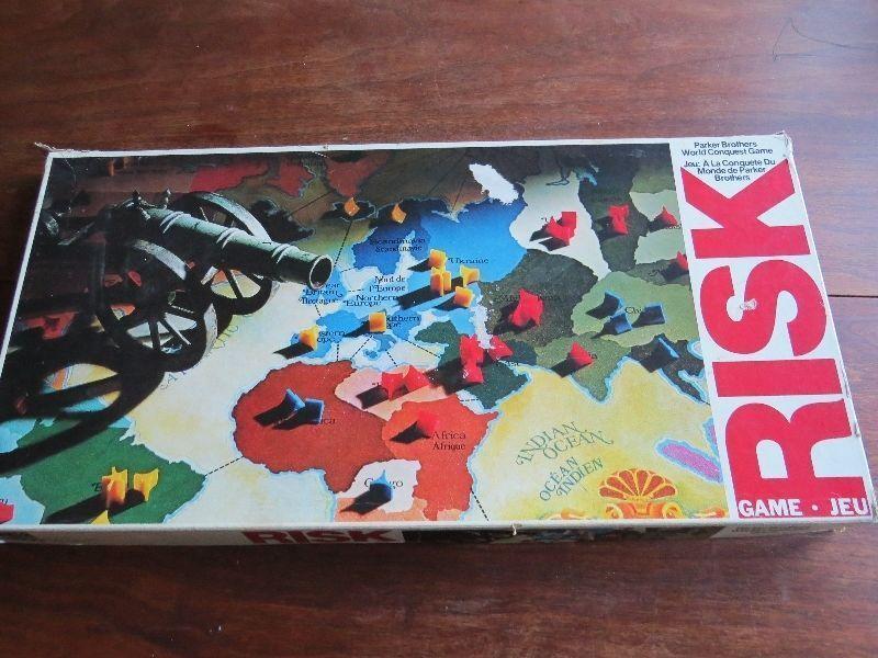 Vintage 1975 Risk World Conquest Board Game