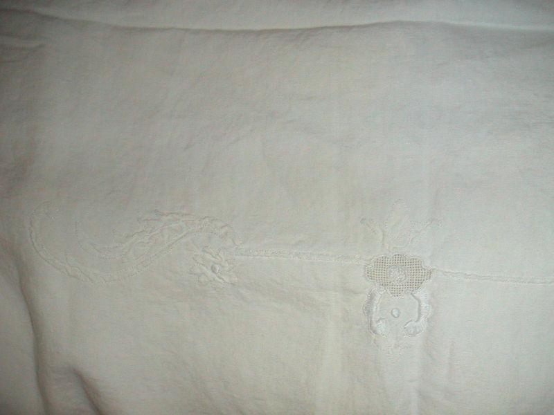 pure linen very large tablecloth for curtains