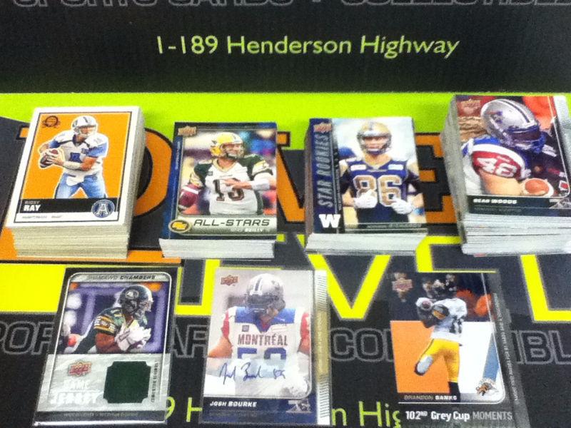 2014 and 2015 CFL Upper Deck Football Cards