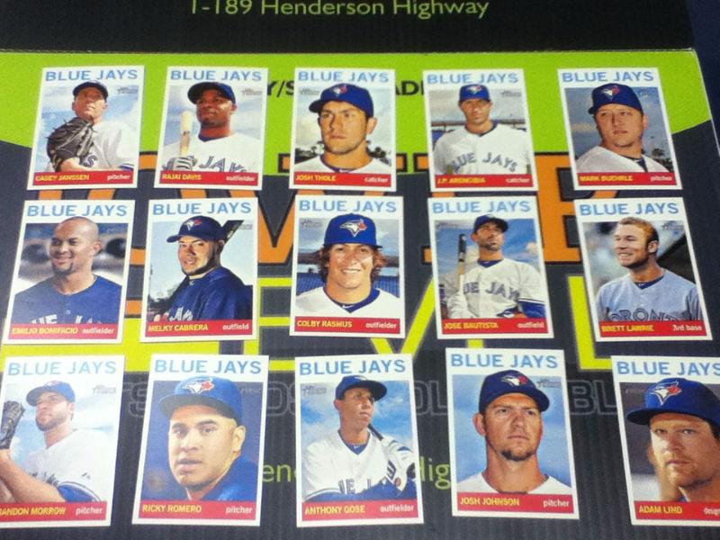 2015 Toronto Blue Jays Cards - Team Sets - Topps Bowman Heritage