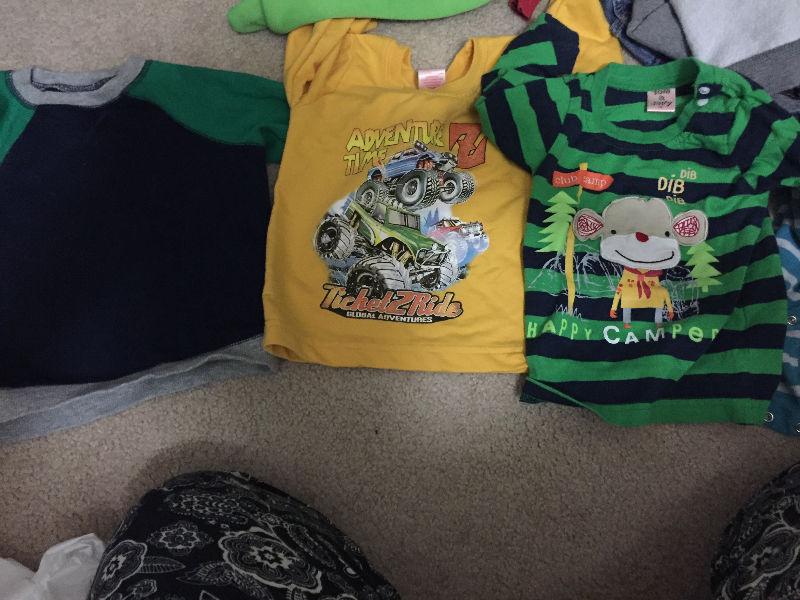 18-24 good used toddler boy clothing lot , some r brand new