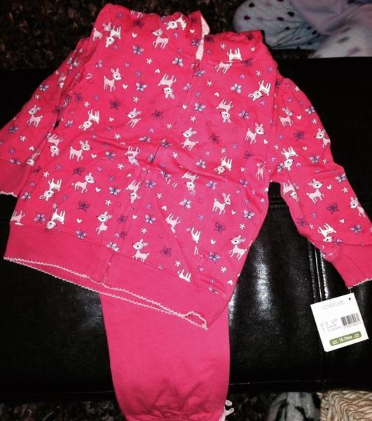 Cherokee outfit sweater & pants size 18 - 24 months new