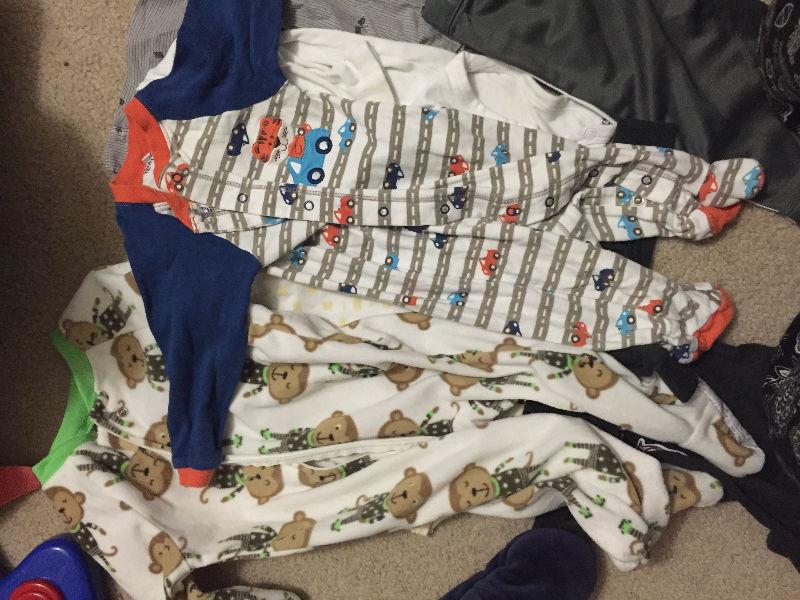 3-6 boy baby clothes--Exciting deal whole in one box