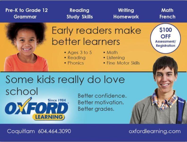 Oxford Learning Tutoring School Franchise Opportunity