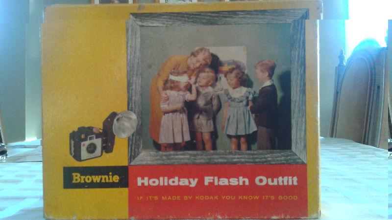 Vintage Brownie Kodak Holiday Flash Outfit