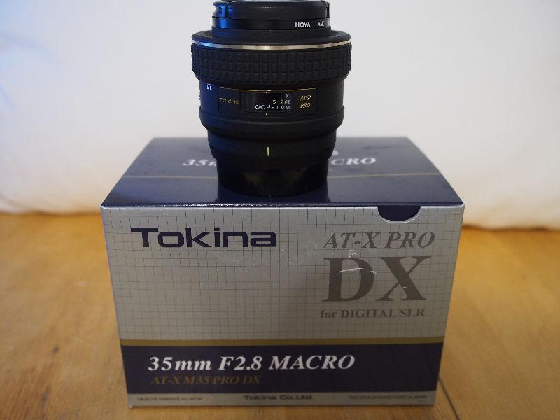 TOKINA Macro 35mm F2.8 DX AT-X Pro Lens for NIKON SLR
