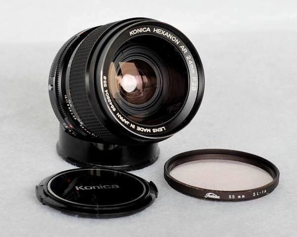 Konica Hexanon AR 24mm F2.8 Lens and NEX Adapter