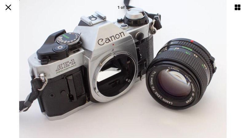 Canon AE-1 Program SLR Camera