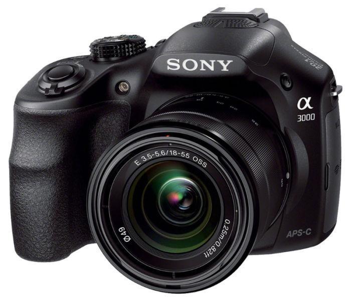 Sony A3000 w/18-55mm f3.5-5.6 lens