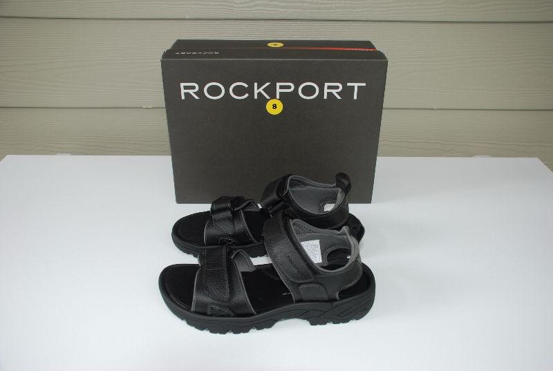 NEW Men's Rockport Sandals (black, size 8W) For Sale