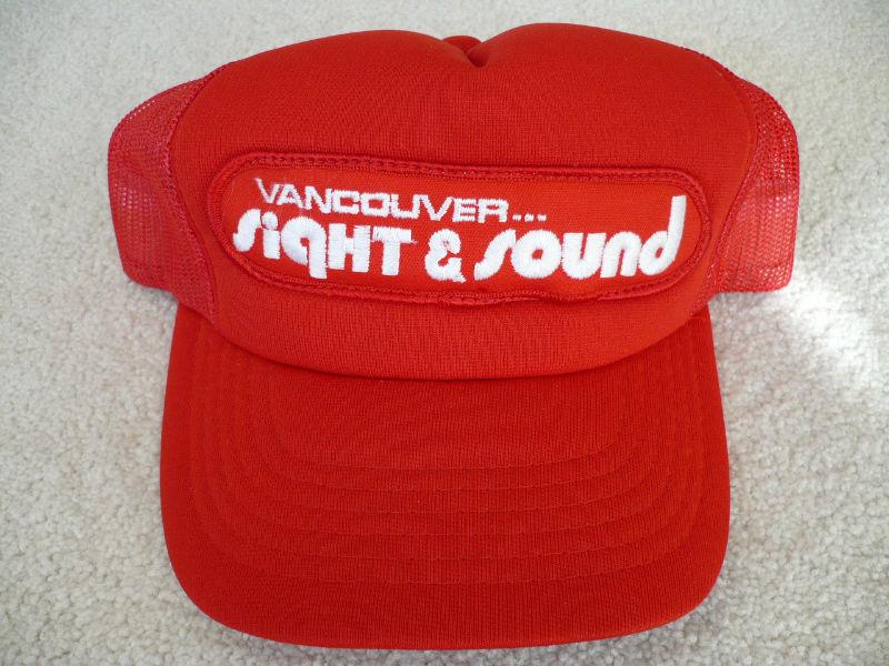 Vancouver Sight & Sound 80's Foam & Mesh Red Baseball Hat