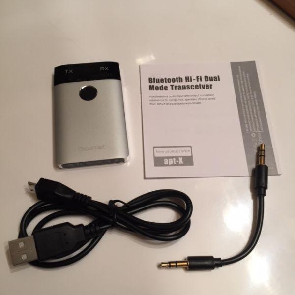 Bluetooth 2-in-1 Audio Adapter with Transmitter - AWESOME