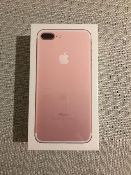 Rose Gold iPhone 7 Plus 128GB (UNLOCKED, BRAND-NEW, SEALED)