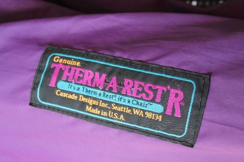 THERMA REST mattress and seat frame to fit mattress