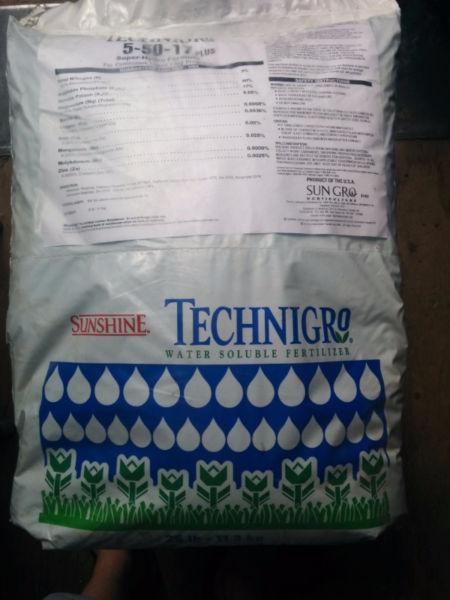 5-50-17 Technigro® Fertilizer - 25 lbs