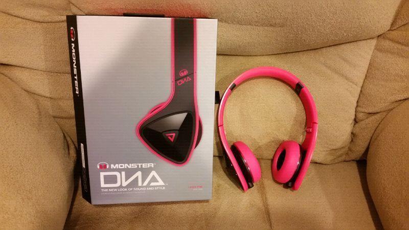 Monster Dna pro lazer pink headset