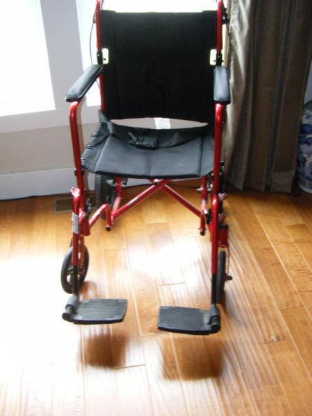 Invacare Lightweight Aluminum Transport Chair