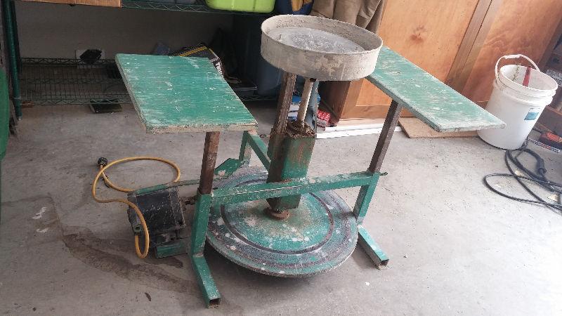 Electric pottery wheel