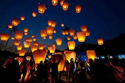 White Paper Chinese Lanterns Sky Fly Candle Lamp for Wish Party