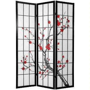4panels 6Ft tall Cherry Blossom Japanese screen ( room divider)