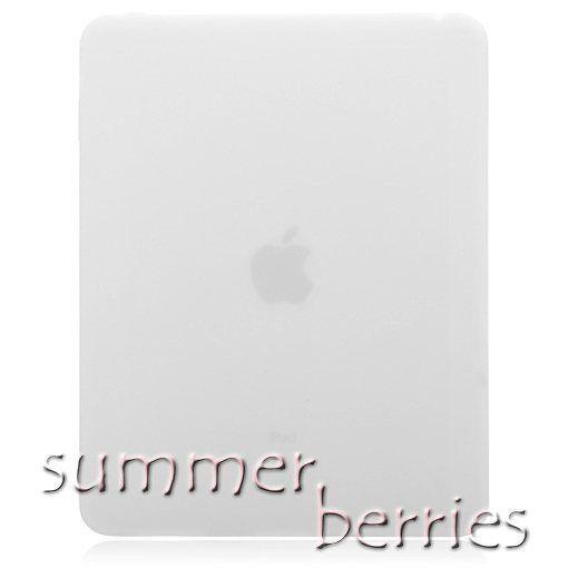 Semi-Translucent Silicone Case for Apple iPad - White