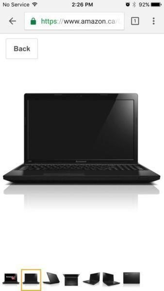 Lenovo laptop 15.6 inches, 4GB Ram - In Kelowna