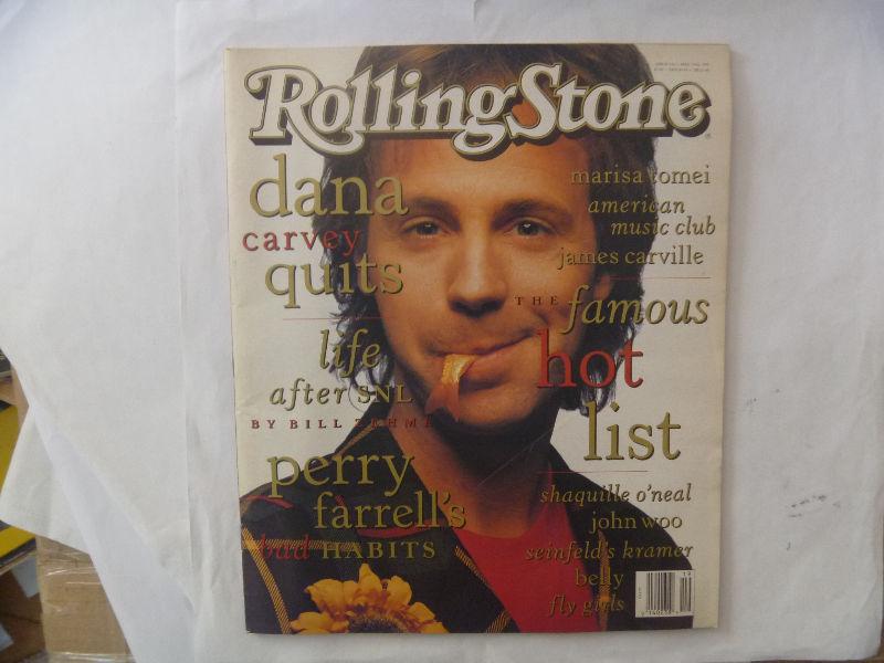 8 ROLLING STONE Magazines - The X-Files, Huey Lewis, Dana Carvey